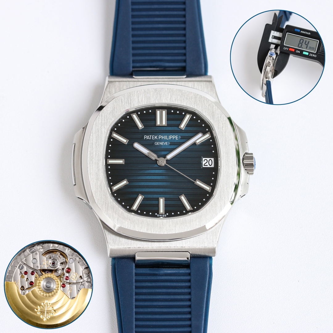 PP Nautilus 5711 Blue Dial Rubber
