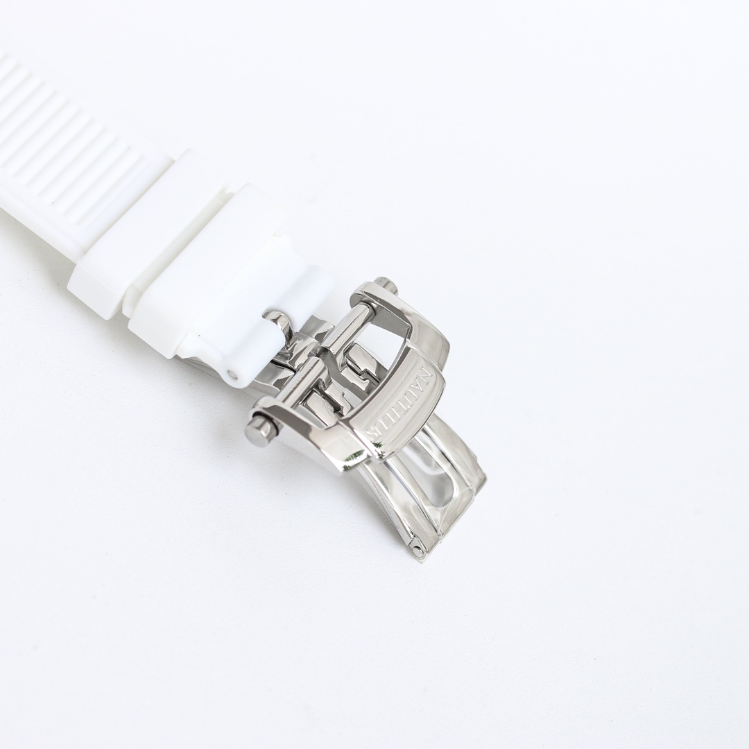 PP Nautilus 5711 White Dial Rubber detail 8