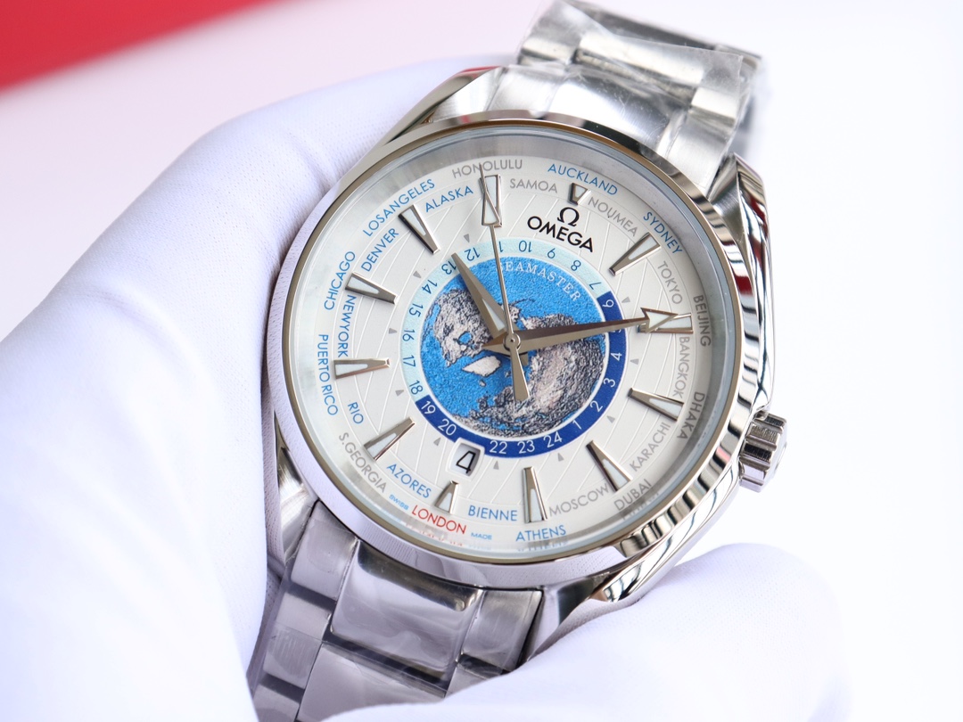 OMG Seamaster Aqua Teera 150 Meter Watch 41mm Diameter 316l Stainless Steel Strap detail 5