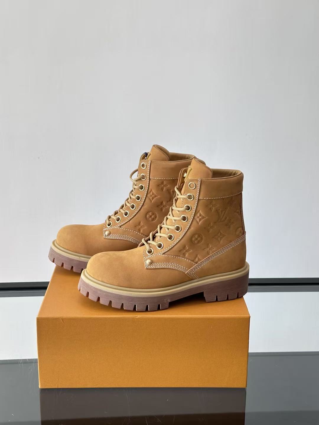 L X V x Timland yellow boots/Martin boots/boots