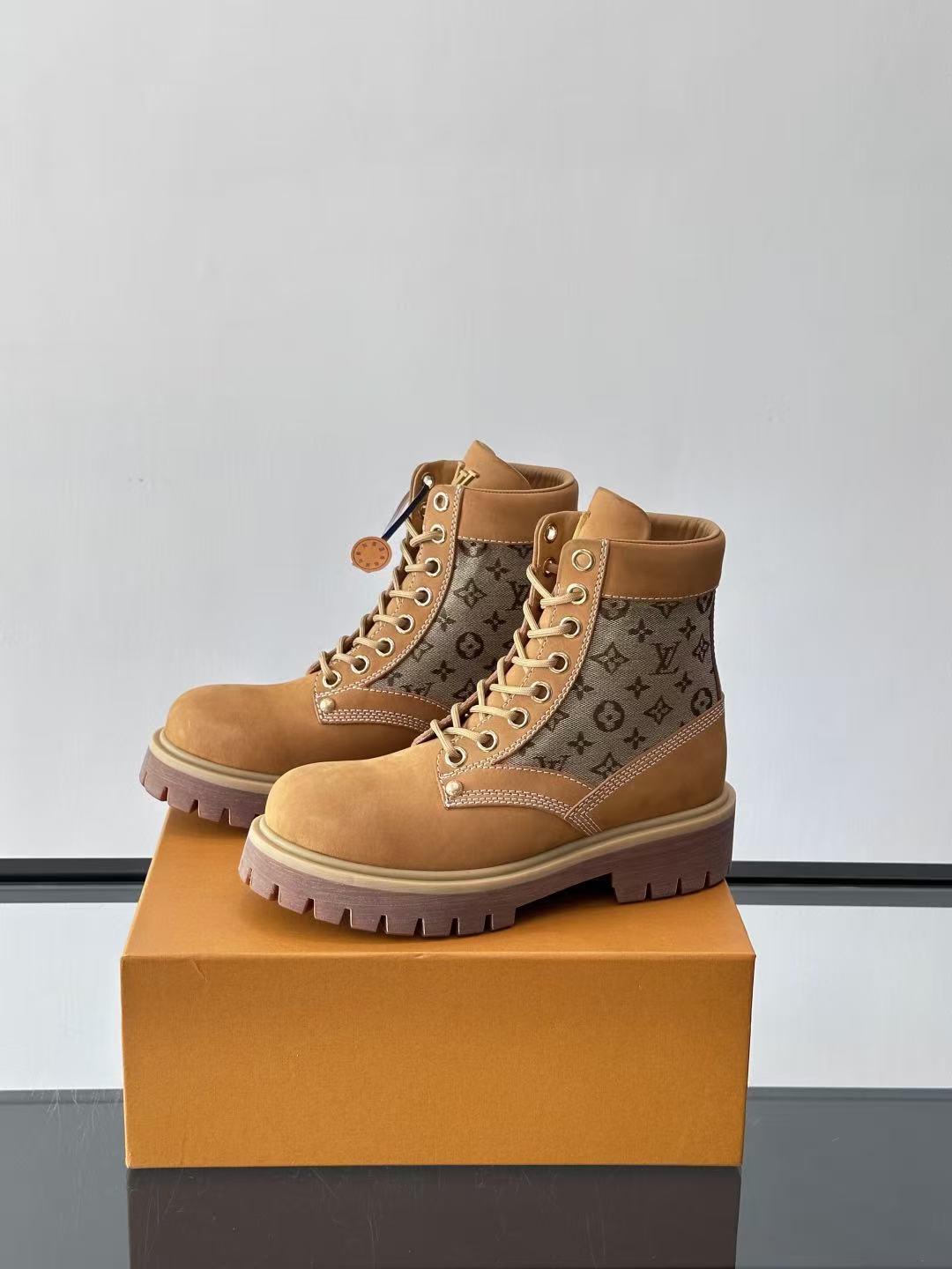 L X V x Timland yellow boots/Martin boots/boots