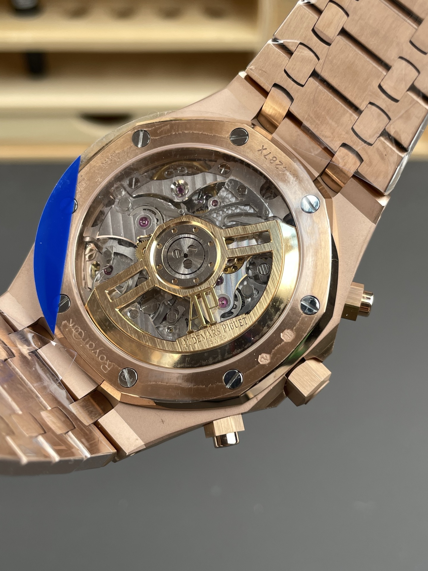 APS Royal Oak Chronograph 26240OR Black detail 8