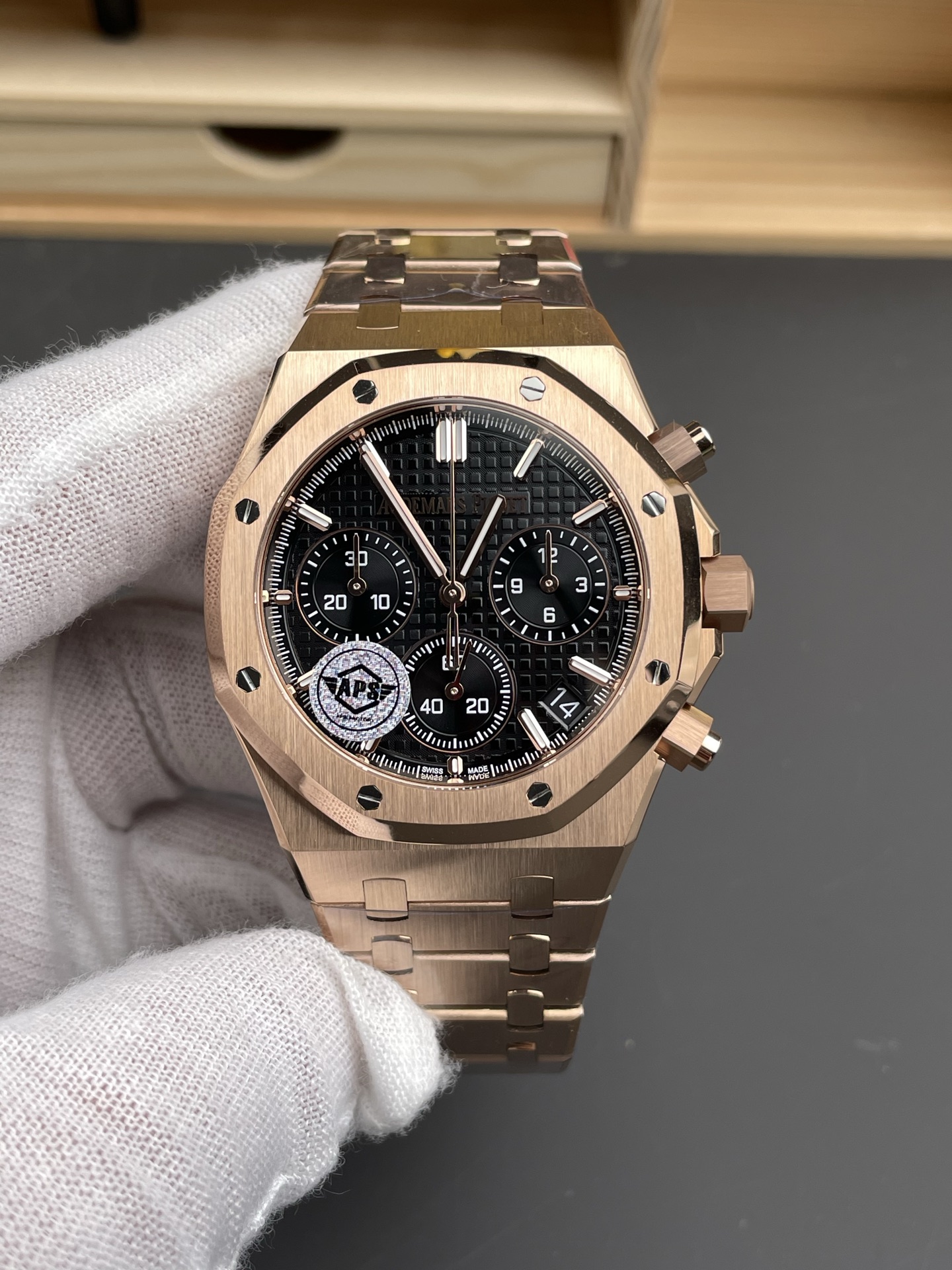 APS  Royal Oak Chronograph 26240OR Black