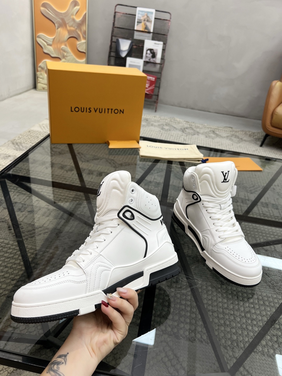 L X V TRAINER SNEAKERS(Men's style) detail 9