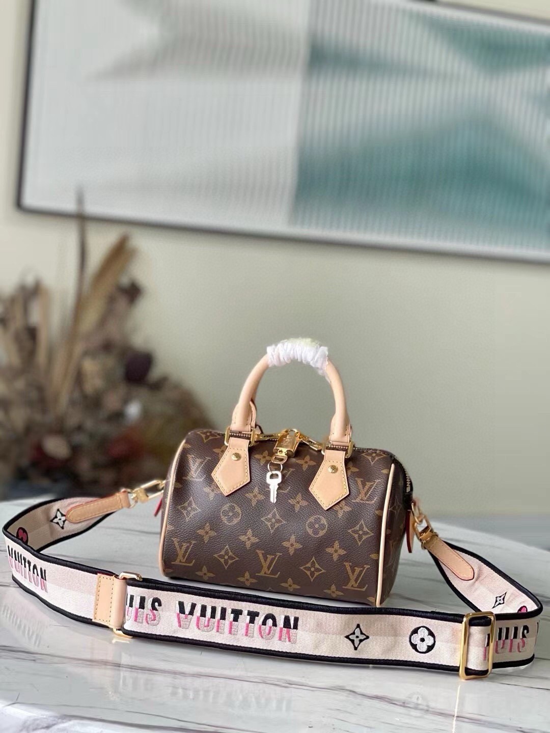 L X V  SPEEDY BANDOULI&Egrave;RE  M46222 size：20.5x13.5x12cm（Multiple colors）