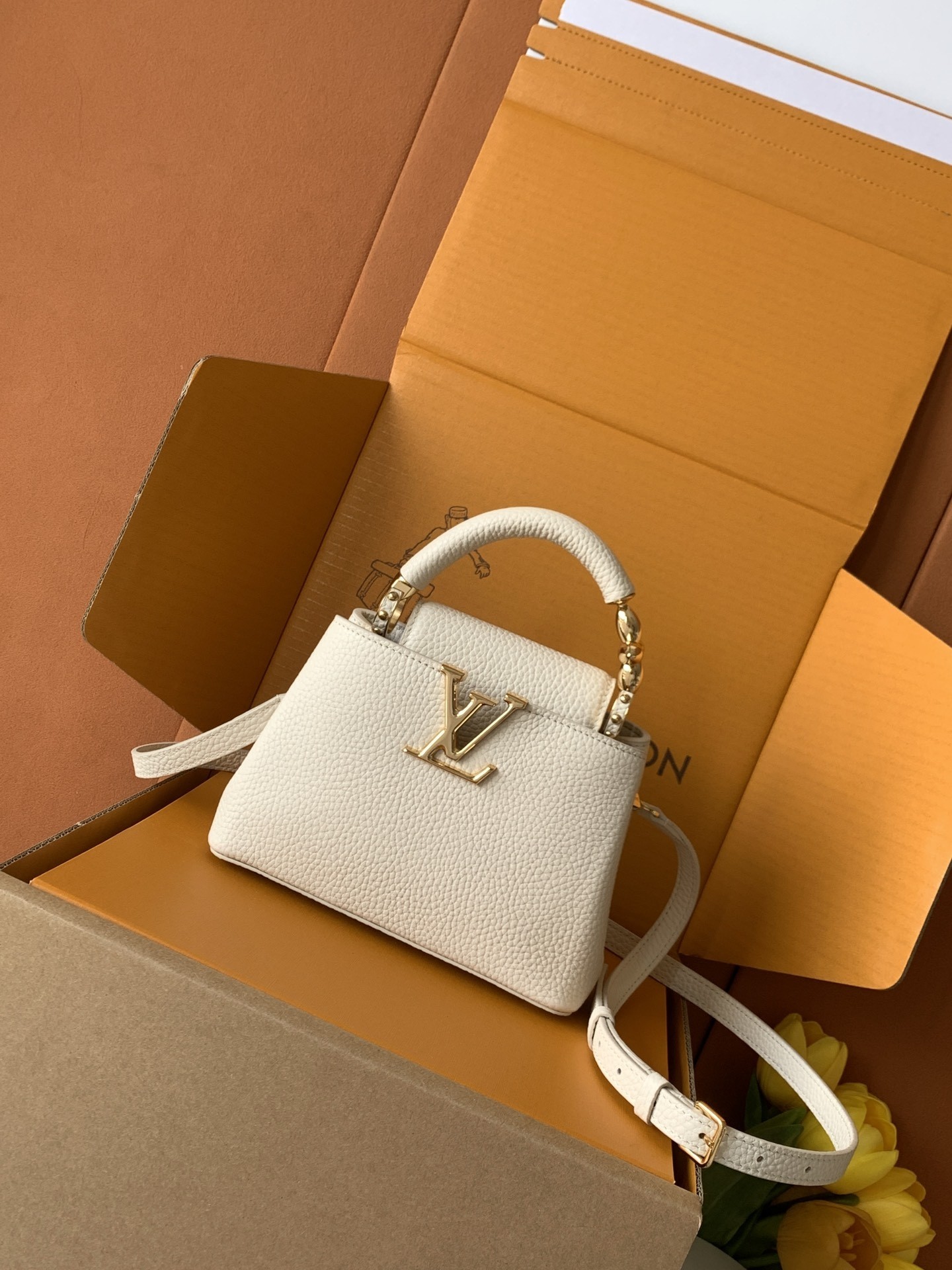L X V Capucines BB Handbags Size：21*14*8cm