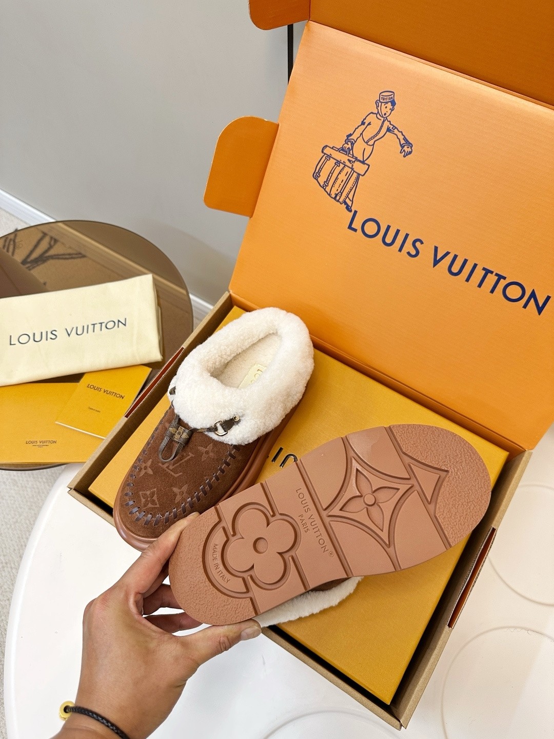 L X V Snow boots with thick soles(Multiple colors) detail 3