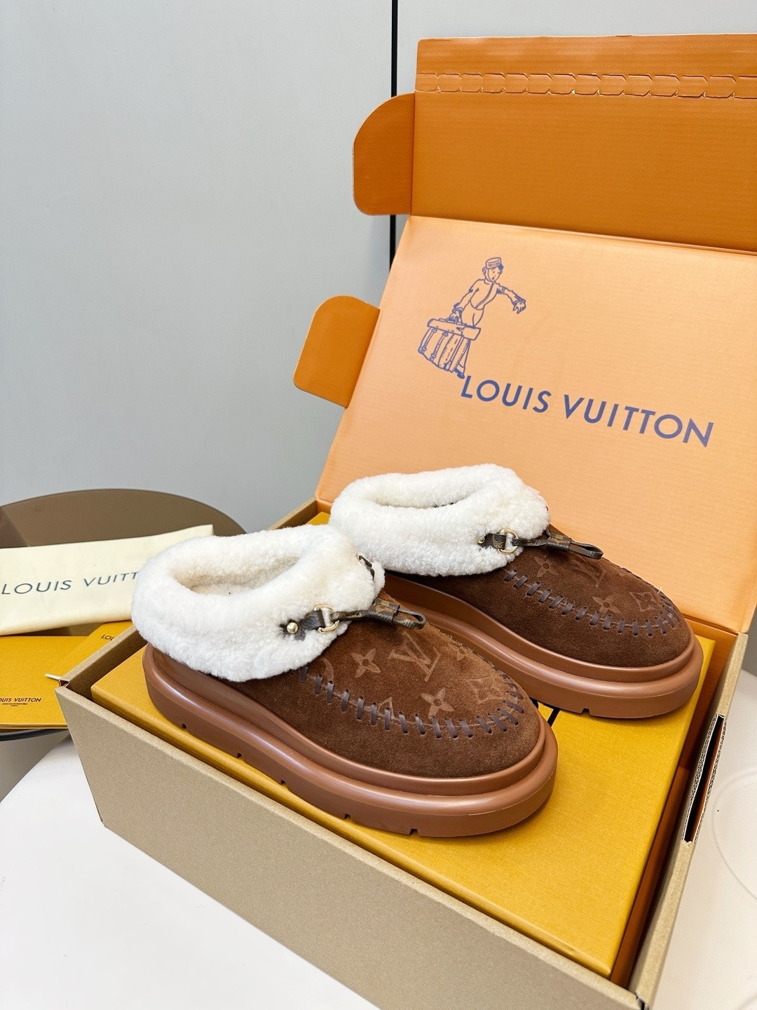 L X V Snow boots with thick soles(Multiple colors) detail 9