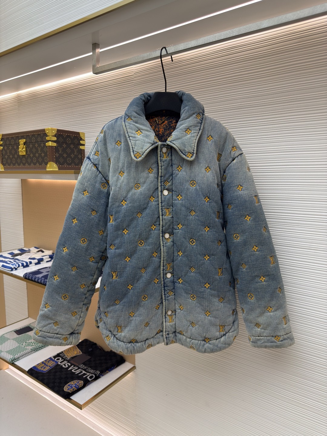 L X V  Embroidered Cotton Jacket