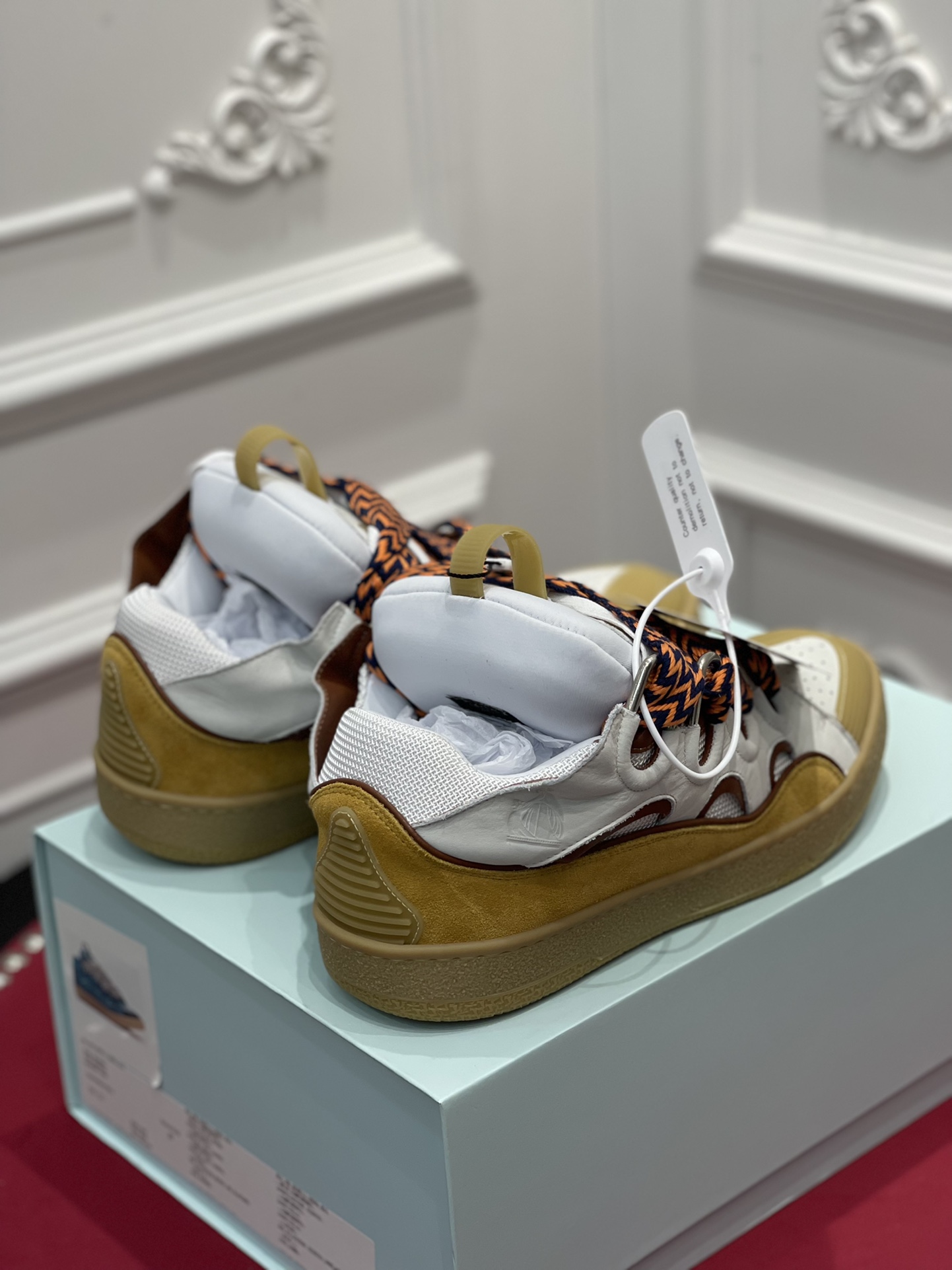 LAN Curb Sneaker Beige FM-SKRK11-LIAG-H2105 detail 7