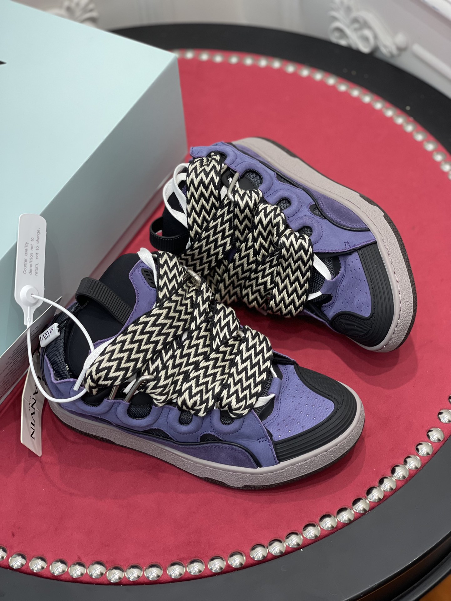 LAN Curb SneakerPurple Black FM-SKRK11-DRAG-E2279 detail 6