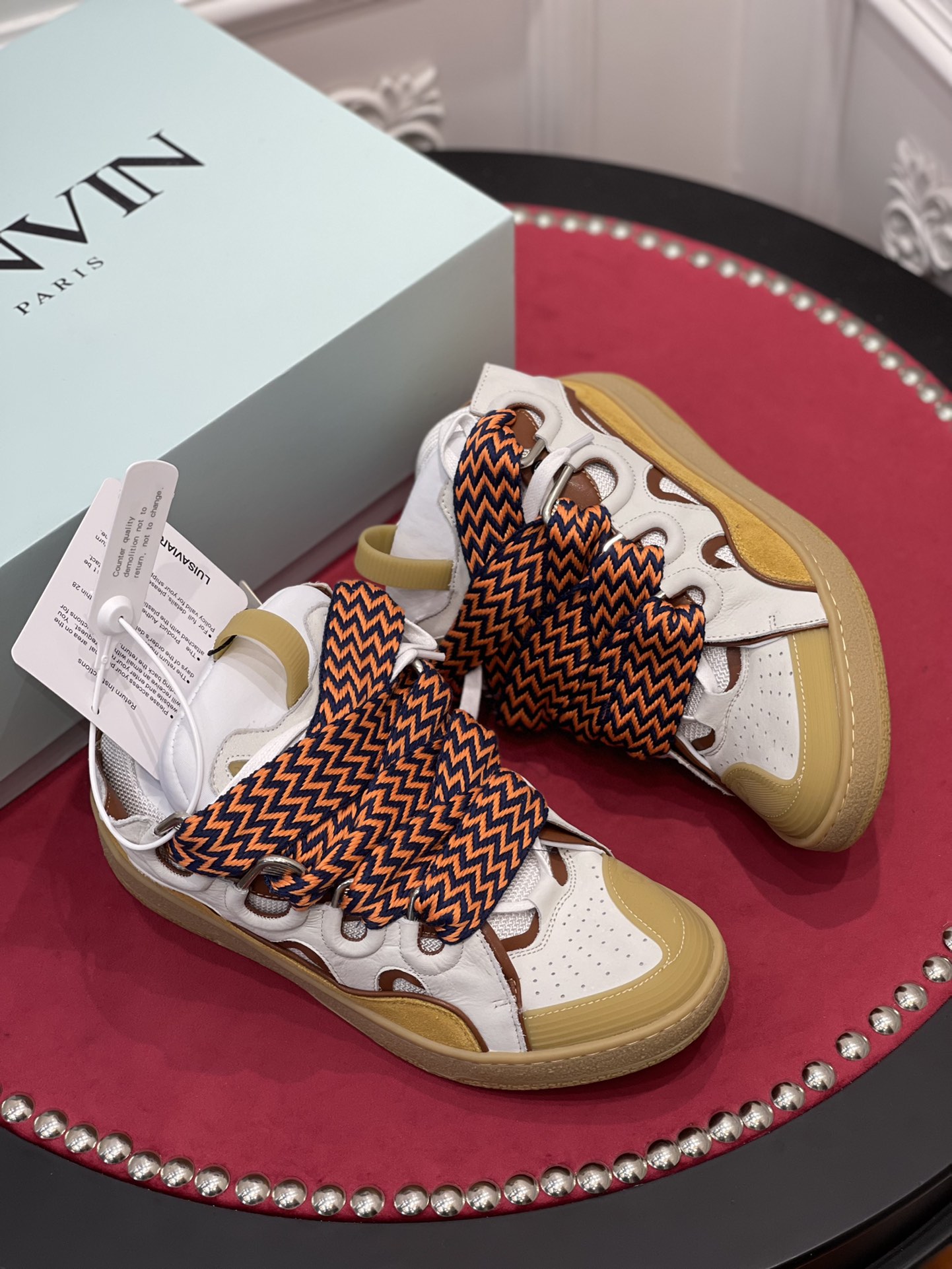 LAN Curb Sneaker Beige FM-SKRK11-LIAG-H2105 detail 4