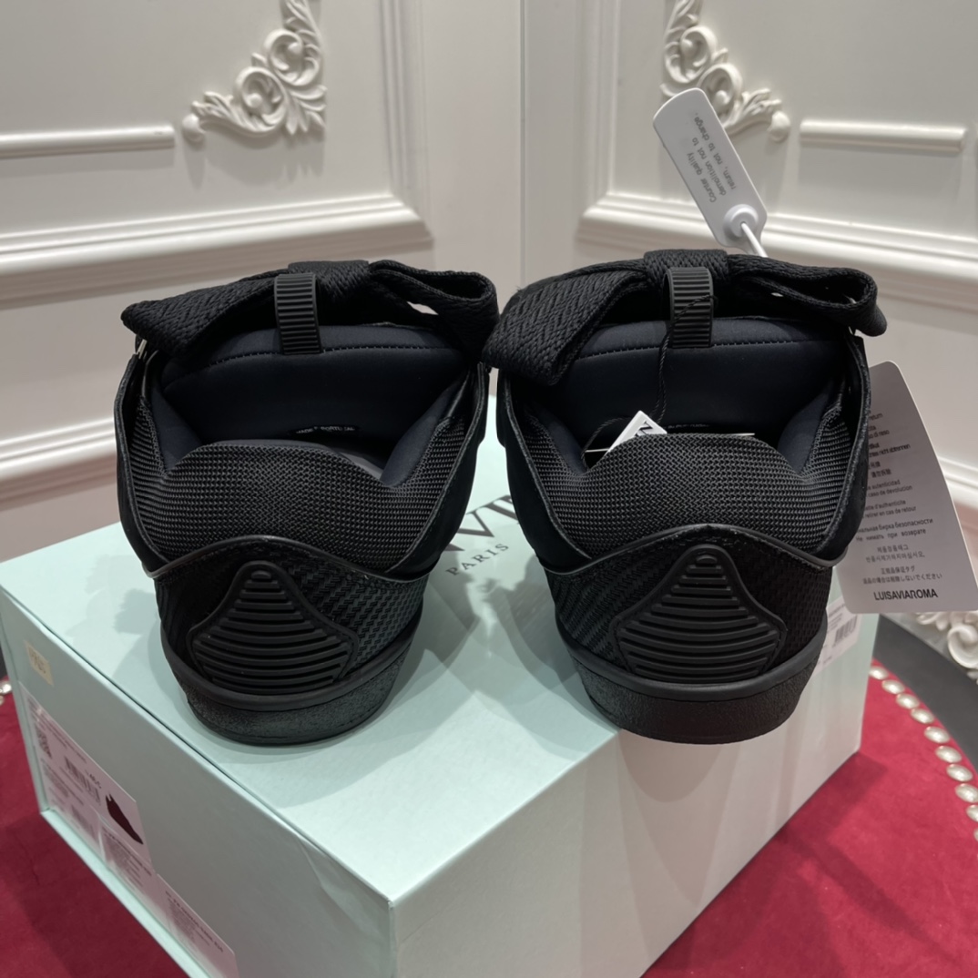LAN Curb Sneaker All Black detail 7