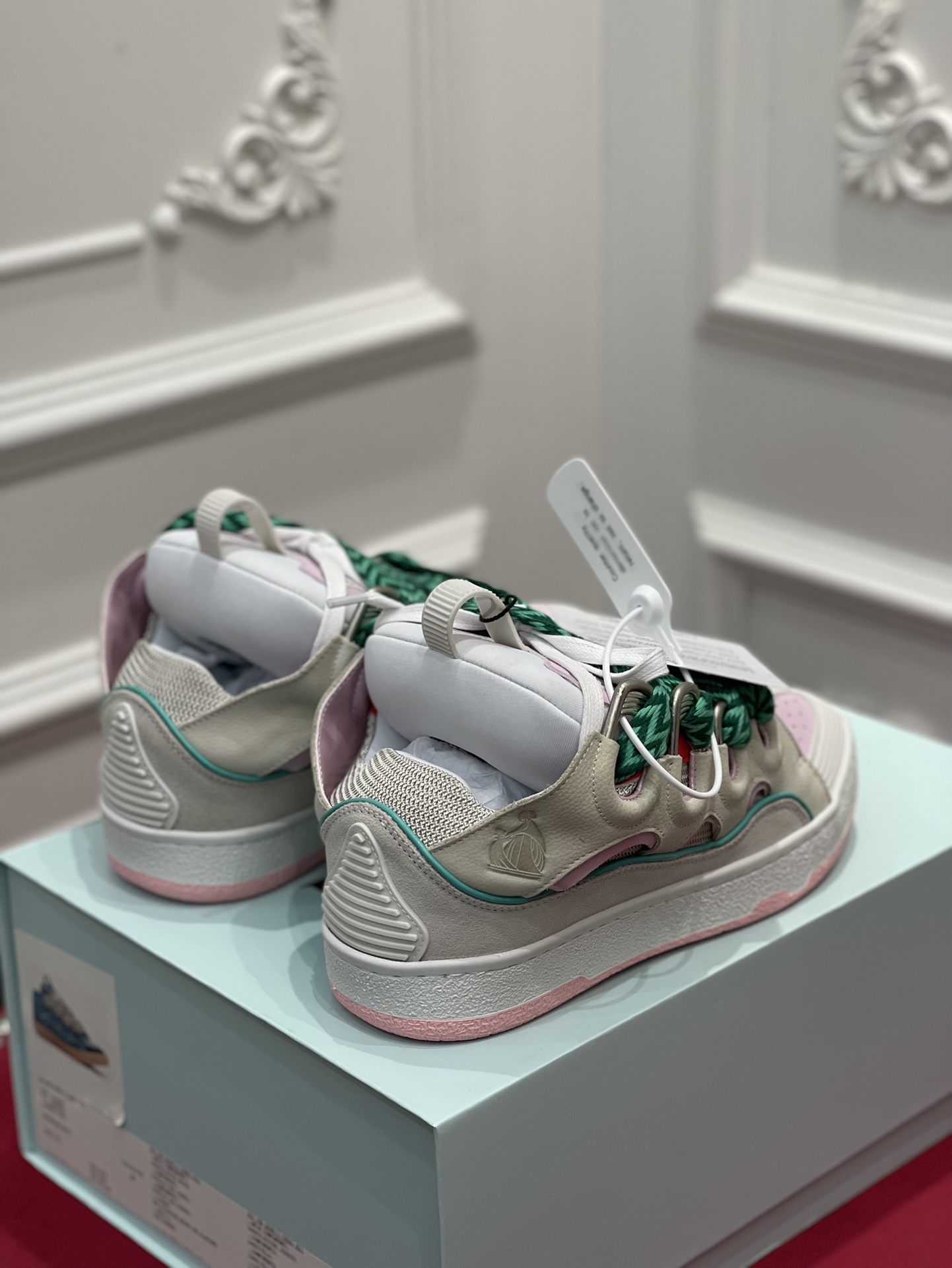 LAN Curb SneakerBeige Pink FM-SKRK11-DALL-P225205 detail 7