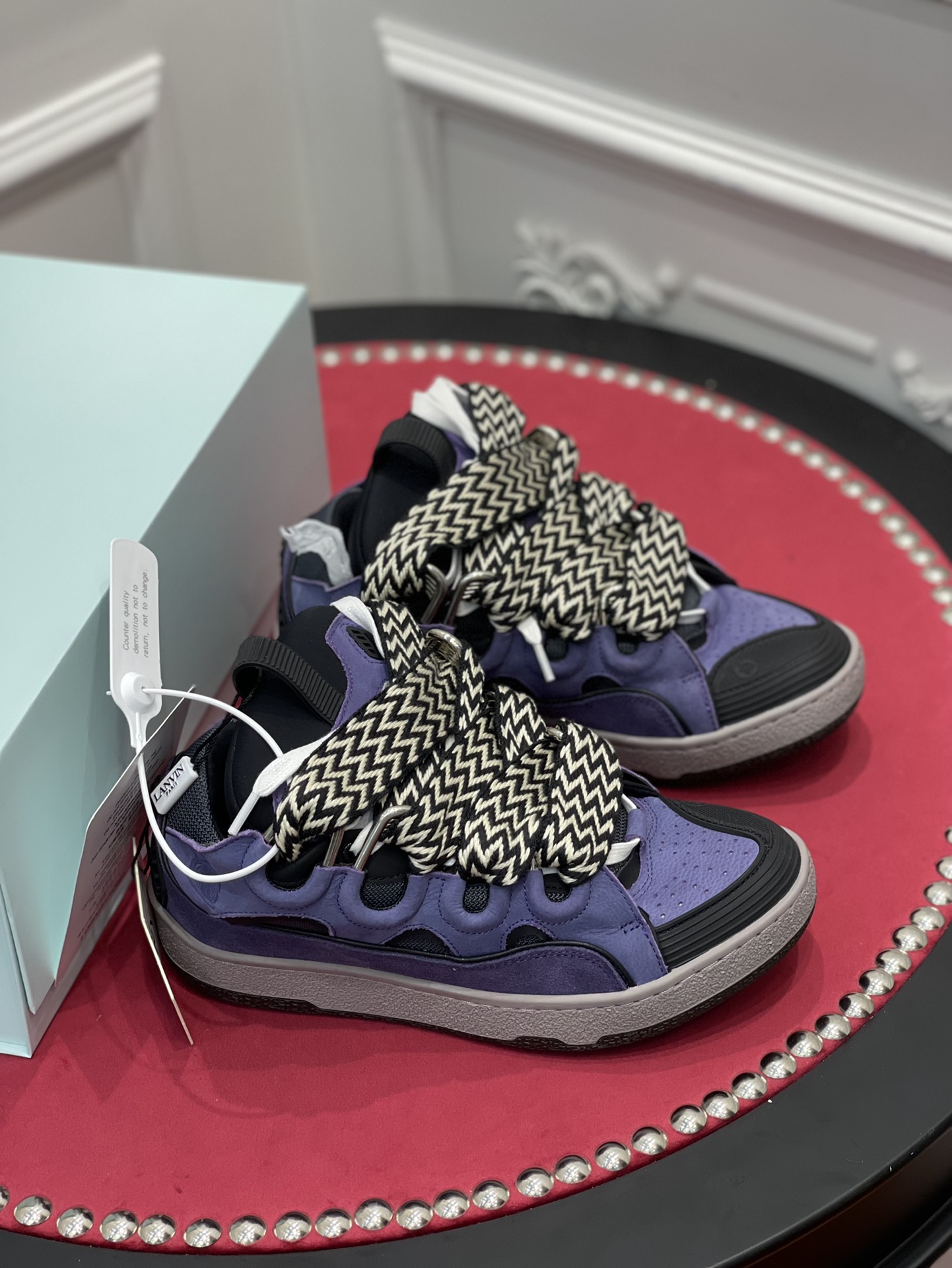 LAN Curb SneakerPurple Black FM-SKRK11-DRAG-E2279 detail 5