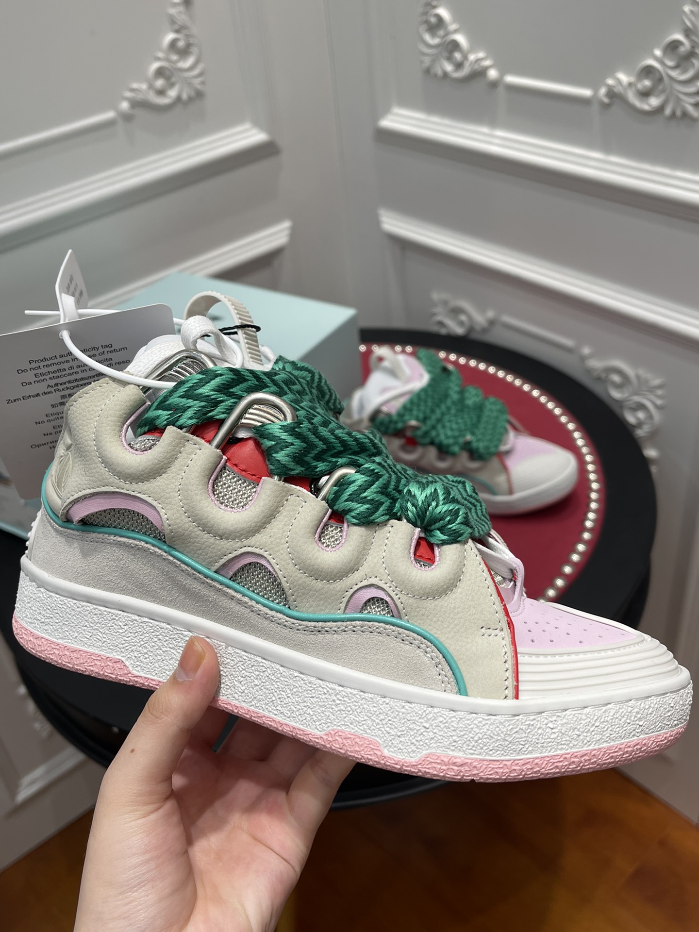 LAN Curb SneakerBeige Pink FM-SKRK11-DALL-P225205 detail 3