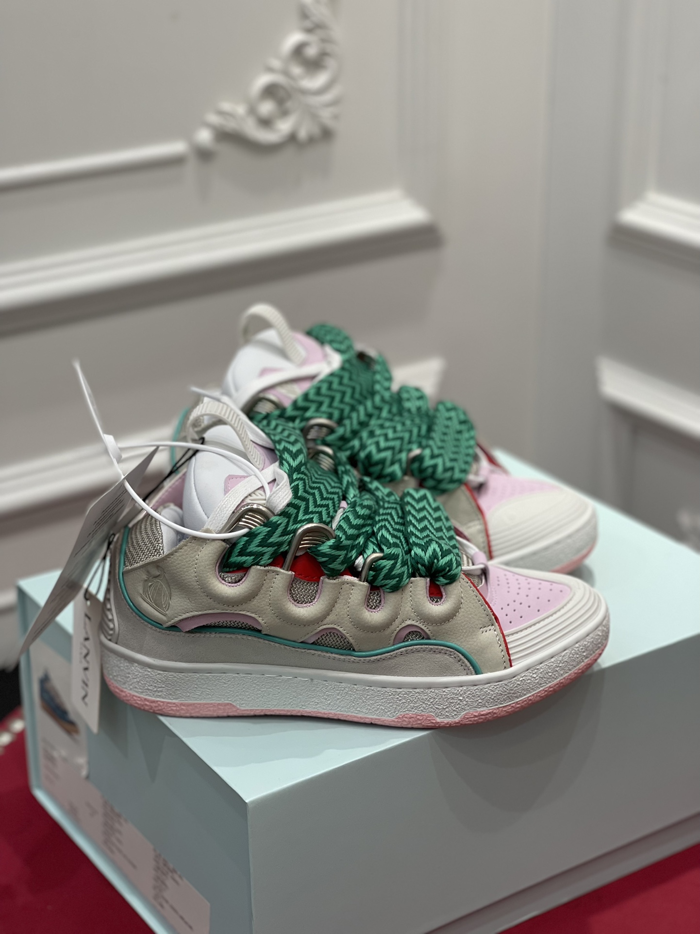 LAN Curb SneakerBeige Pink FM-SKRK11-DALL-P225205