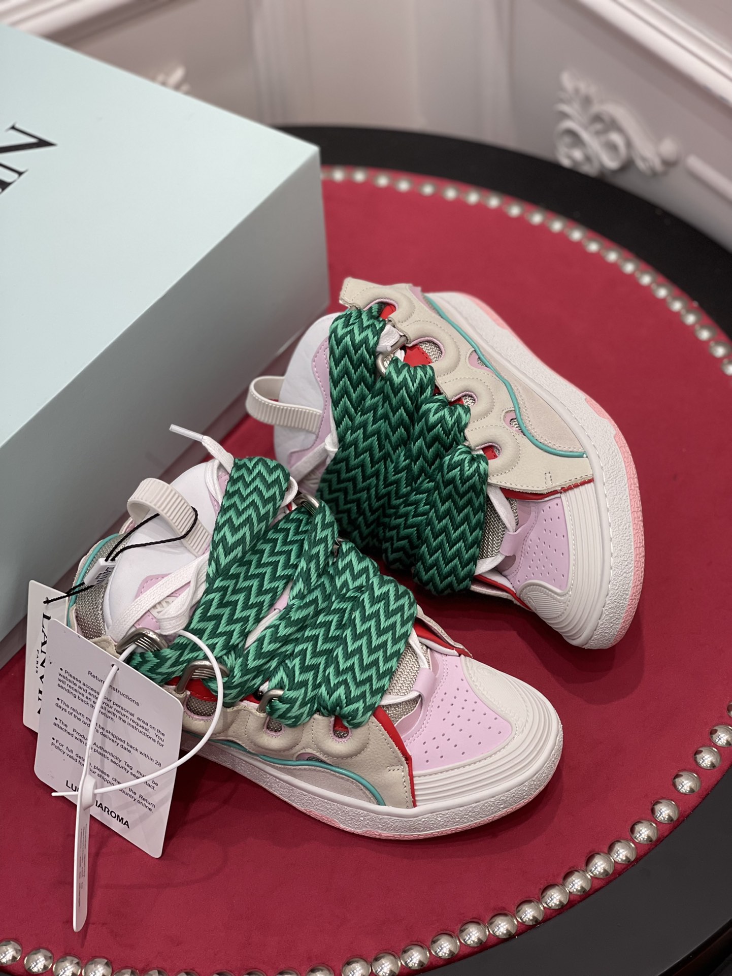 LAN Curb SneakerBeige Pink FM-SKRK11-DALL-P225205 detail 4