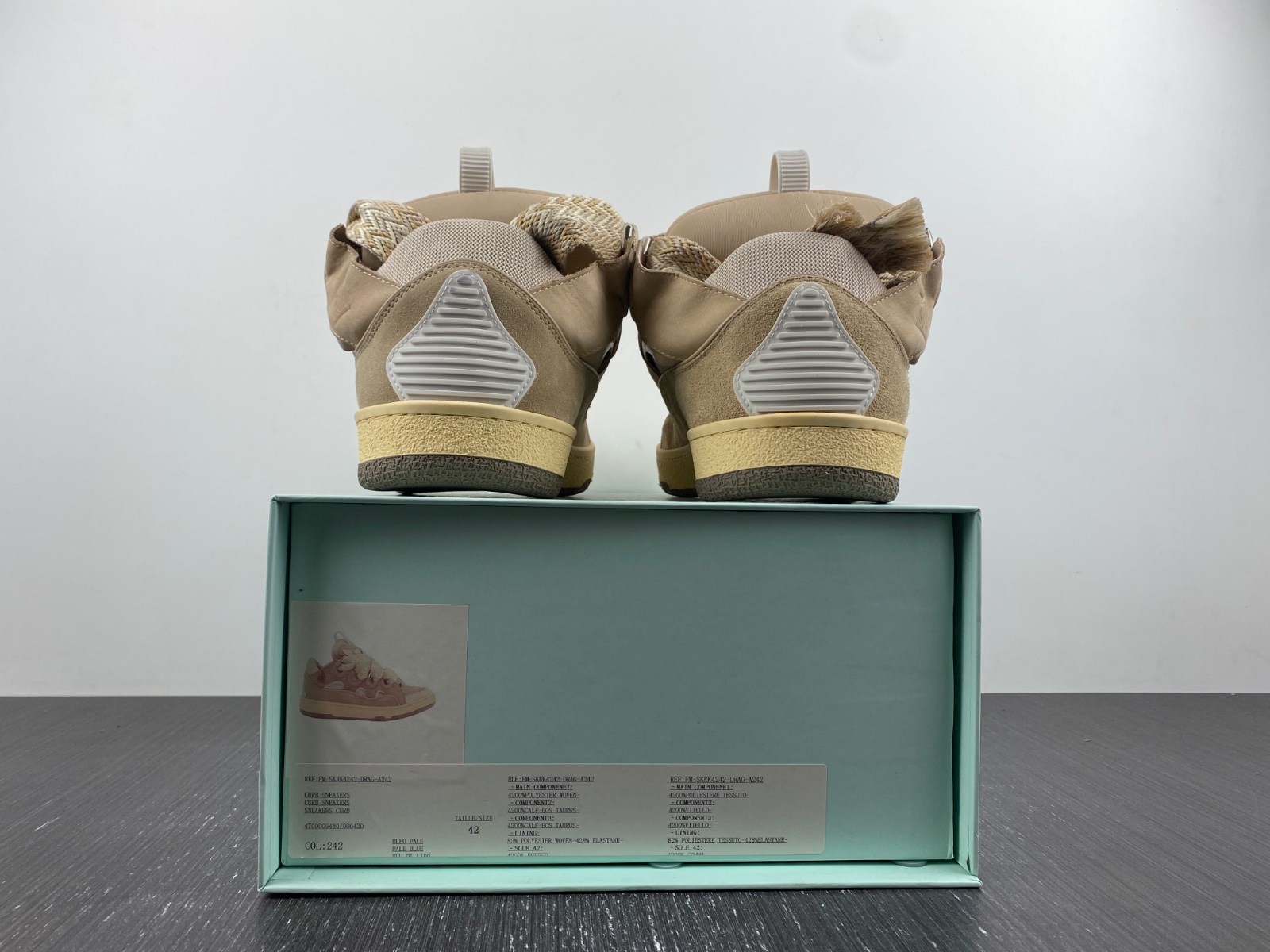 LAN Curb Sneaker Ecru FM-SKRK11-DRAG-E2202 detail 4