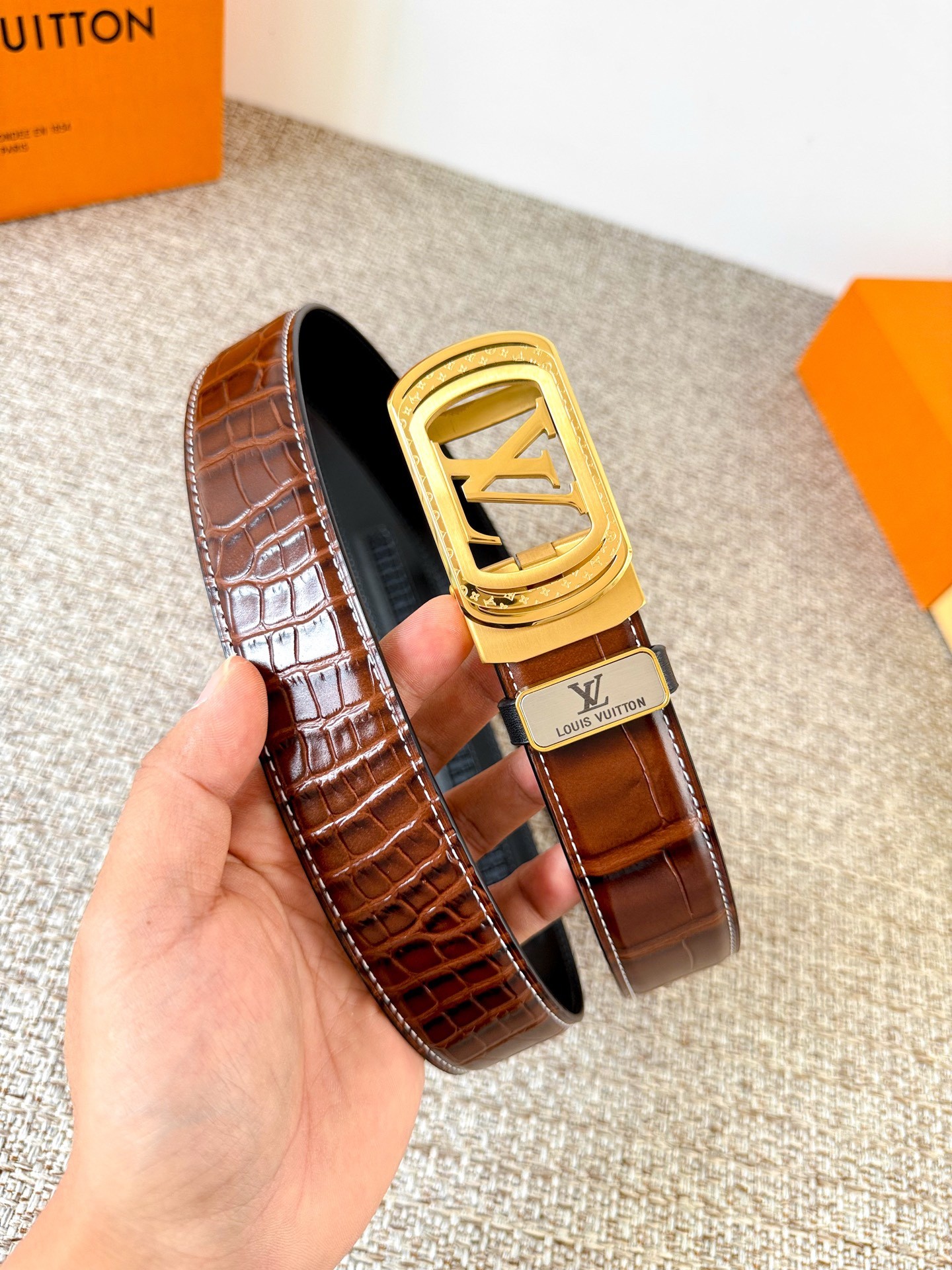 L X V Belt 35mm (Multiple colors) detail 4