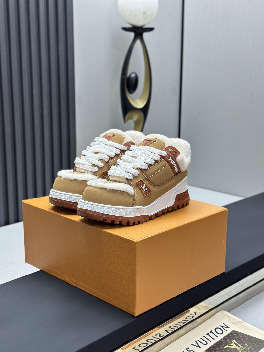 L X V TRAINER MAXI SNEAKERS