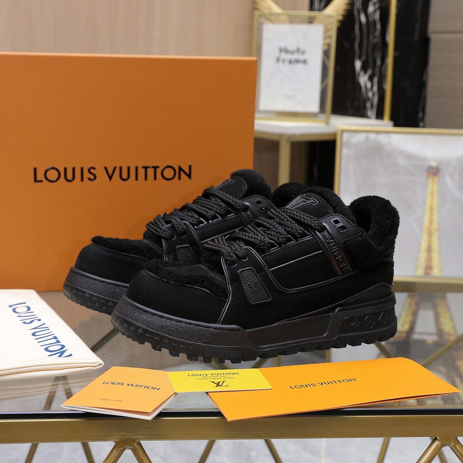 L X V TRAINER MAXI SNEAKERS