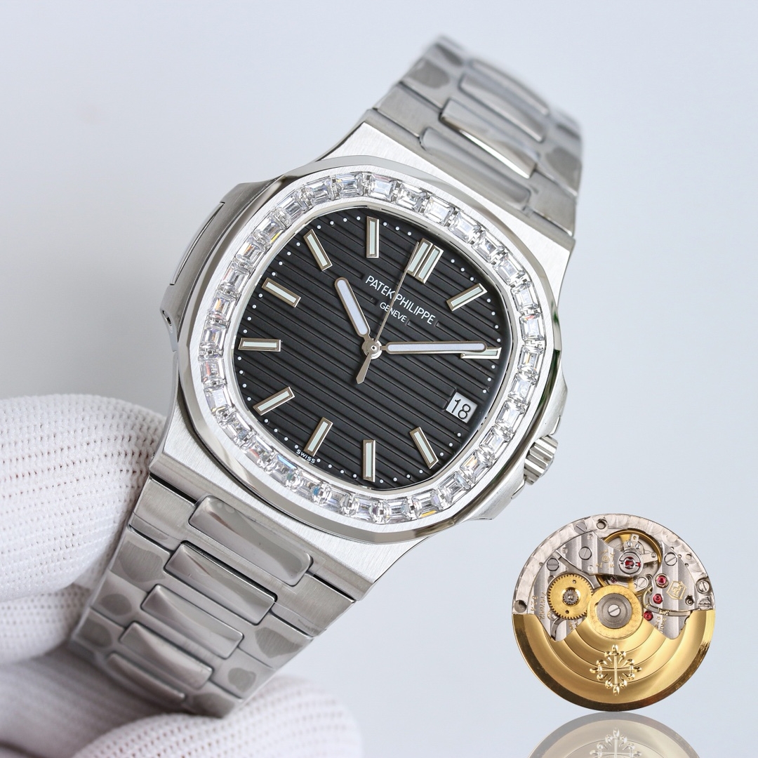 PP Nautilus 5711 Diamond detail 3