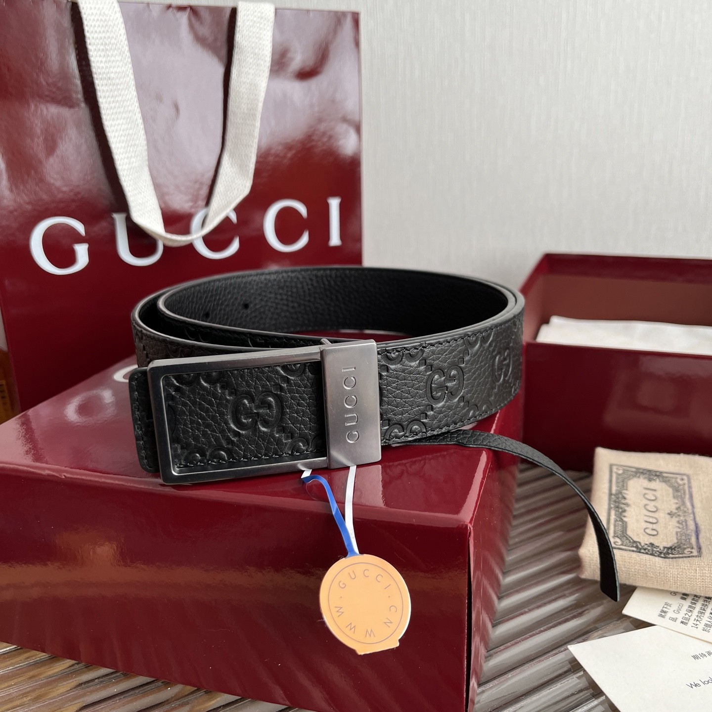 Guc Belt 35mm wide detail 2