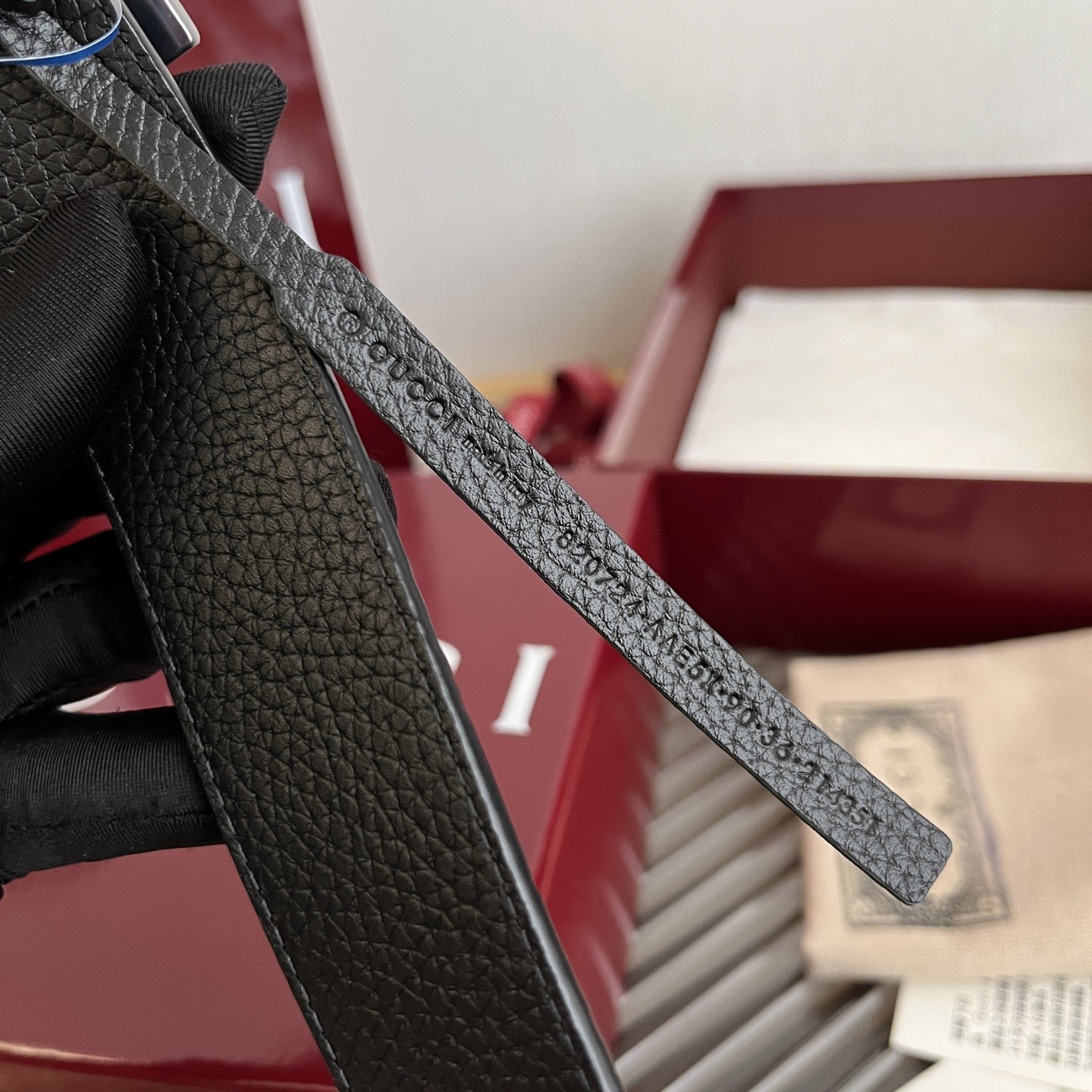 Guc Belt 35mm wide detail 8