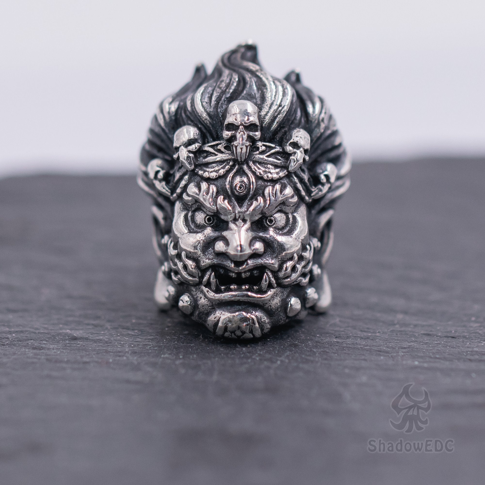 Paracord Bead Mahakala for Knife, Bracelet, and EDC Gears