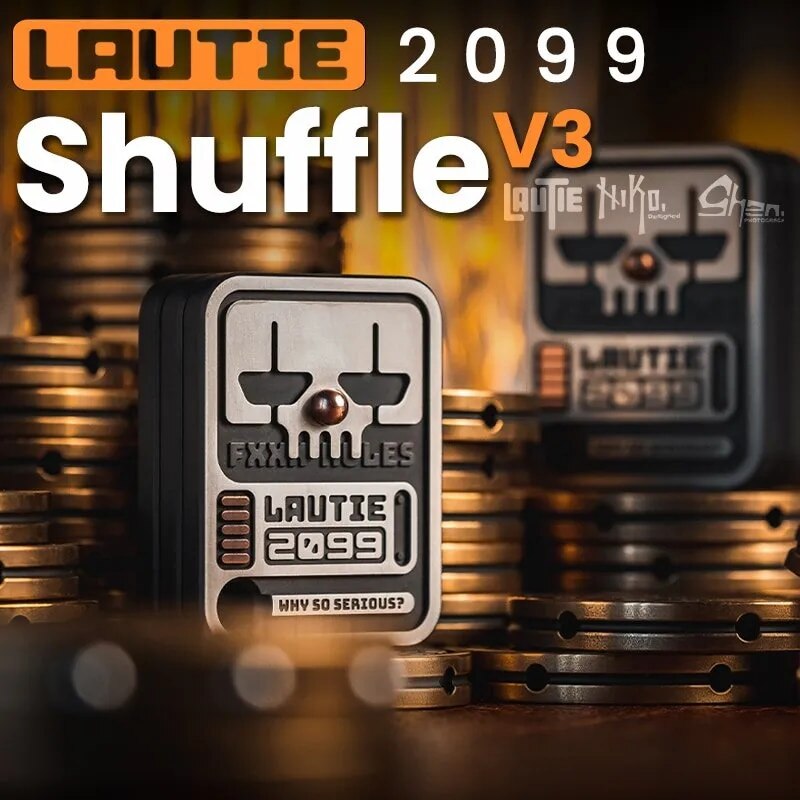 Lautie EDC Shuffle V3 AAA/AKQ Poker Fidget Slider