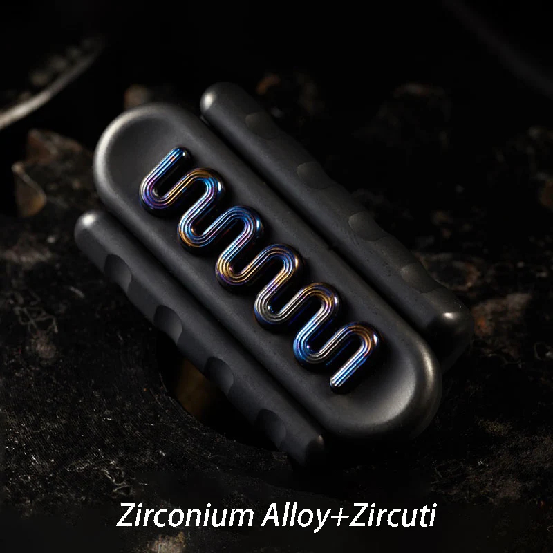 B.M. Black Mirror Skinny Dog Mechanical Structure Push Slider EDC Decompression Toy