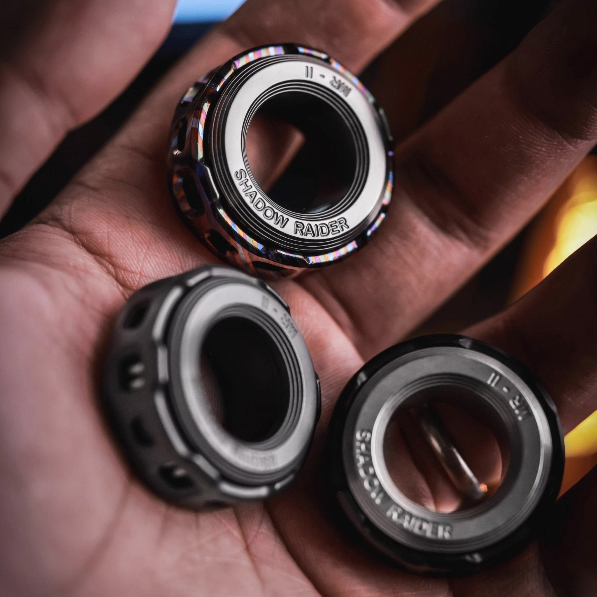 ACEdc Shadow Raider Mechanical Fidget Ring