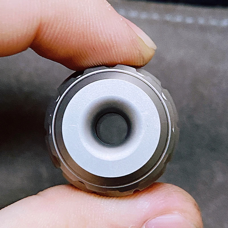 B.M. Black Mirror Warhammer Paracord Bead Pendant Fidget Spinner