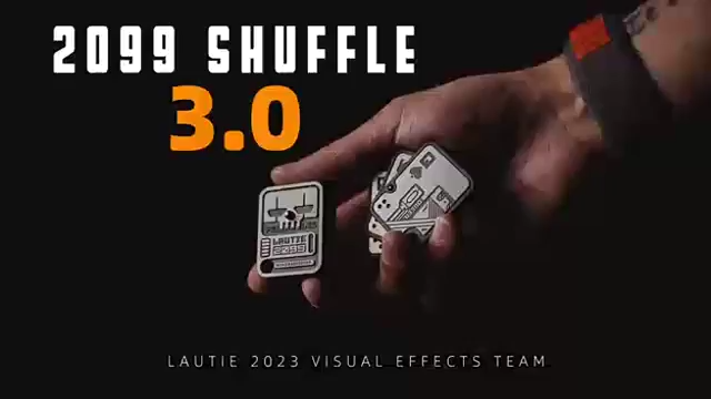 Lautie EDC Shuffle V3 AAA/AKQ Poker Fidget Slider