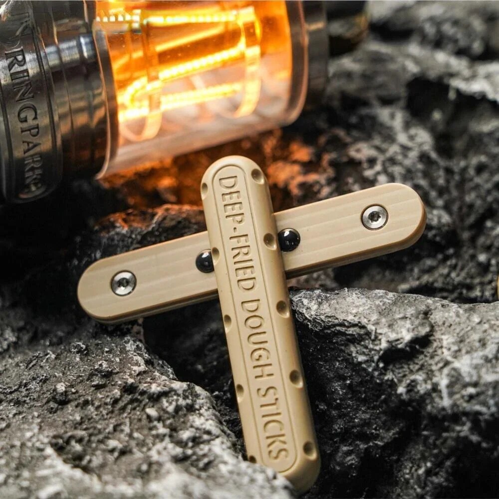 Metal Toys Dz. Top-D Mechanics Fidget Slider Deep-fried Dough Sticks