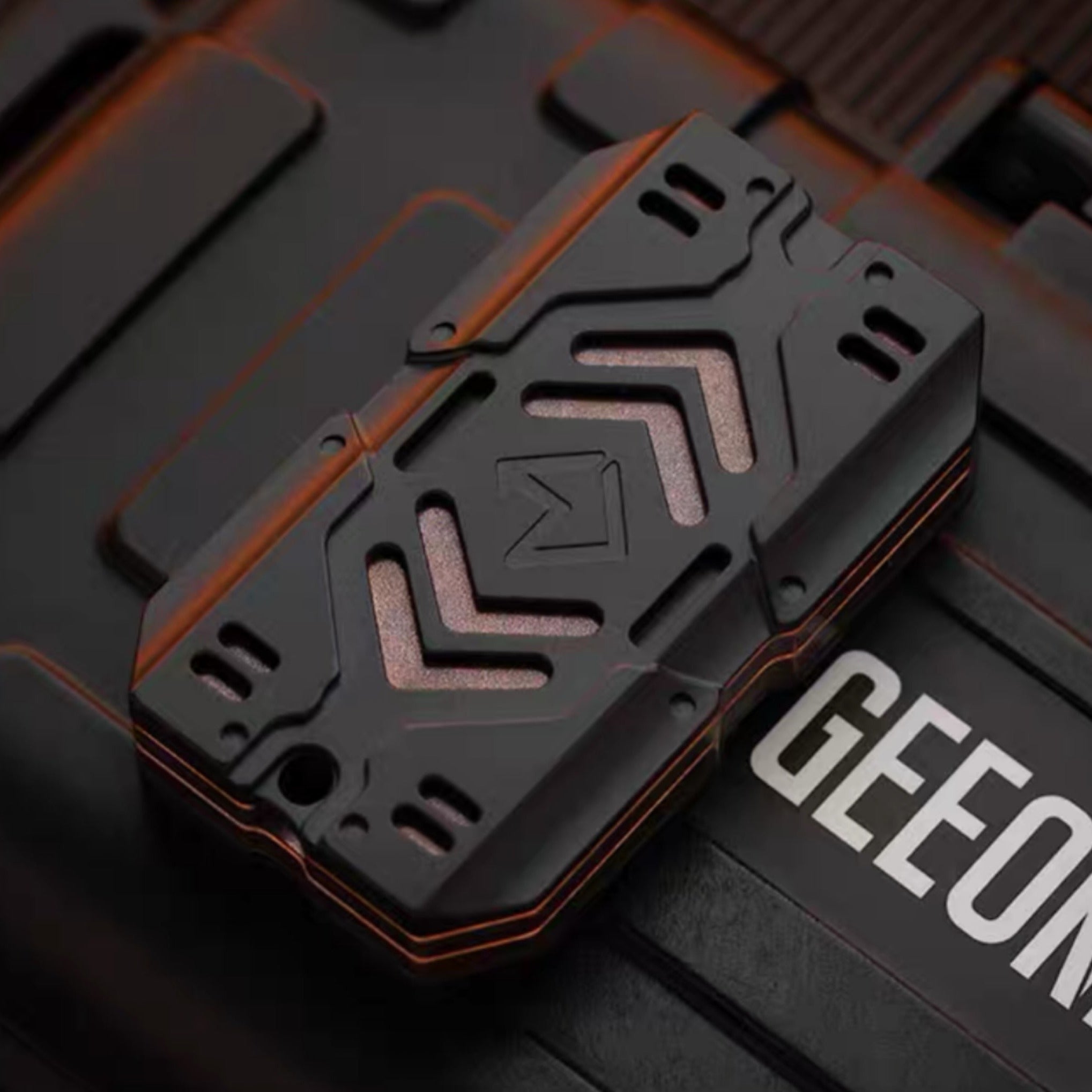 CHENYU Battle Warshield Fidget Slider EDC Metal Decompression Toy