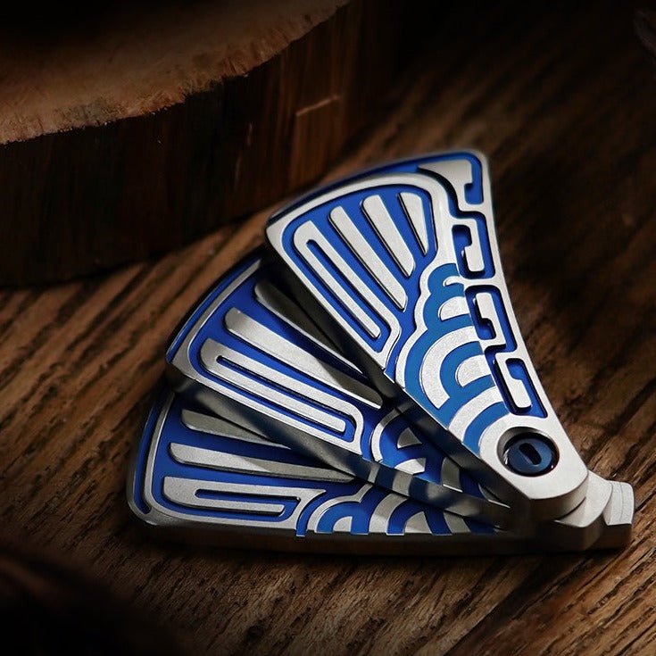 MUYI EDC Peacock Hand Fan Fidget Slider EDC Toy