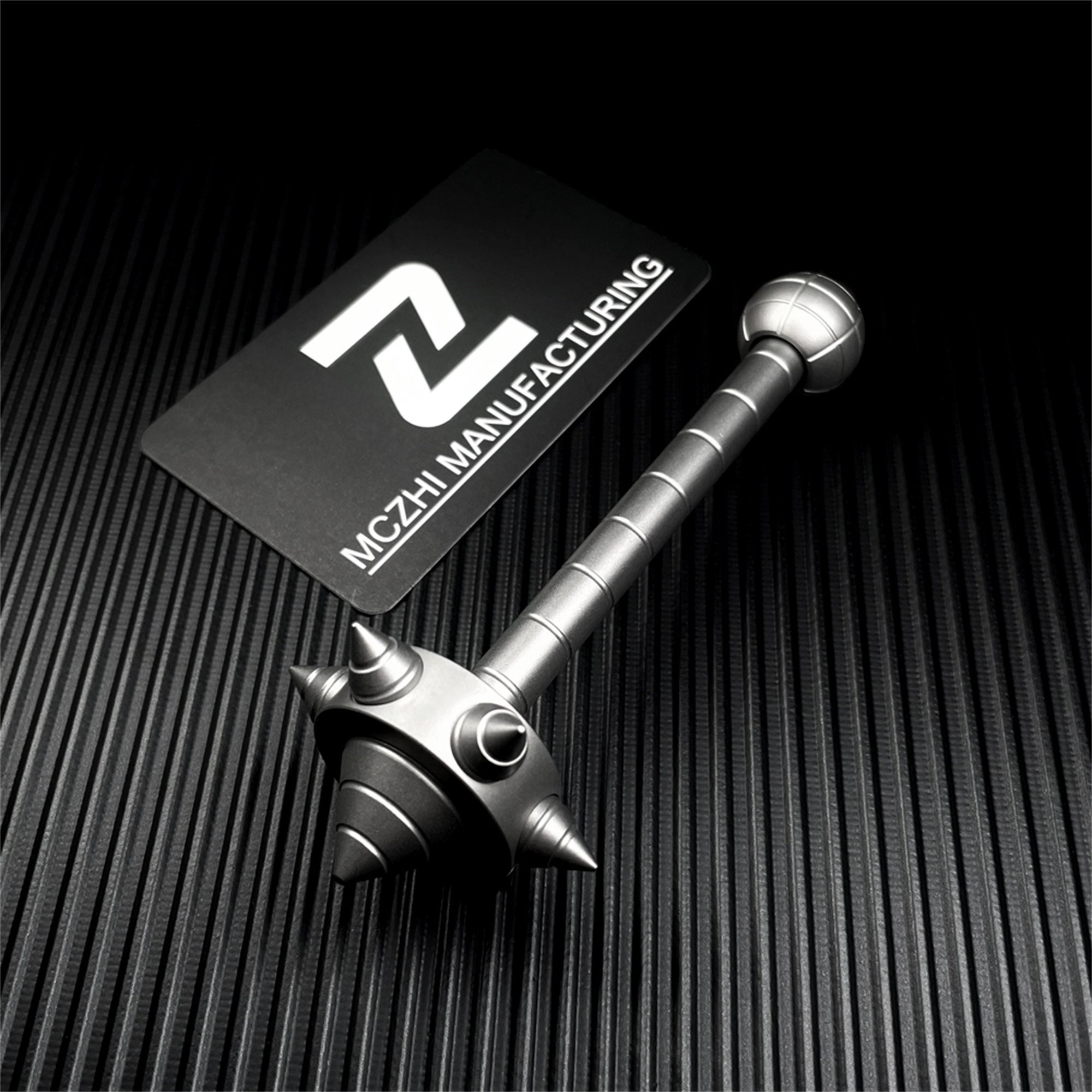 MCZHI Magic Wand Fidget Spinner Multifunctional Self-defense Broken Window Metal EDC Decompression Toy