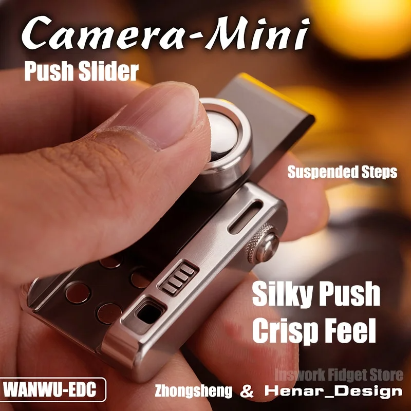 WANWU EDC Camera Mini Fidget Slider Clicker