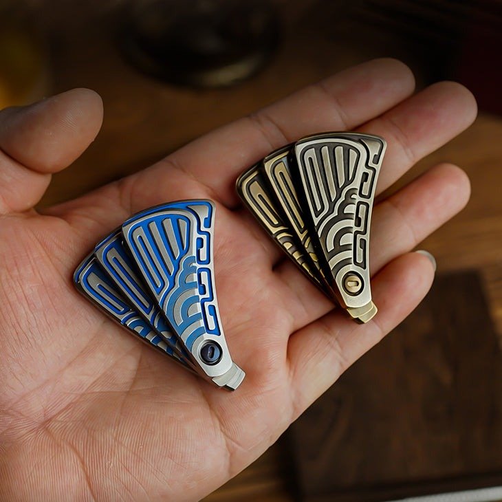 MUYI EDC Peacock Hand Fan Fidget Slider EDC Toy