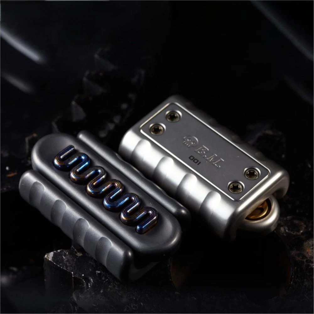 B.M. Black Mirror Skinny Dog Mechanical Structure Push Slider EDC Decompression Toy