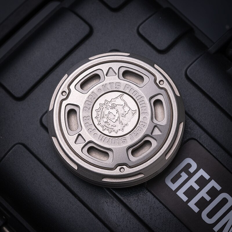 KTS Gear Storm Haptic Coin PPB Decompression Toy Edc Metal Fidget Toy