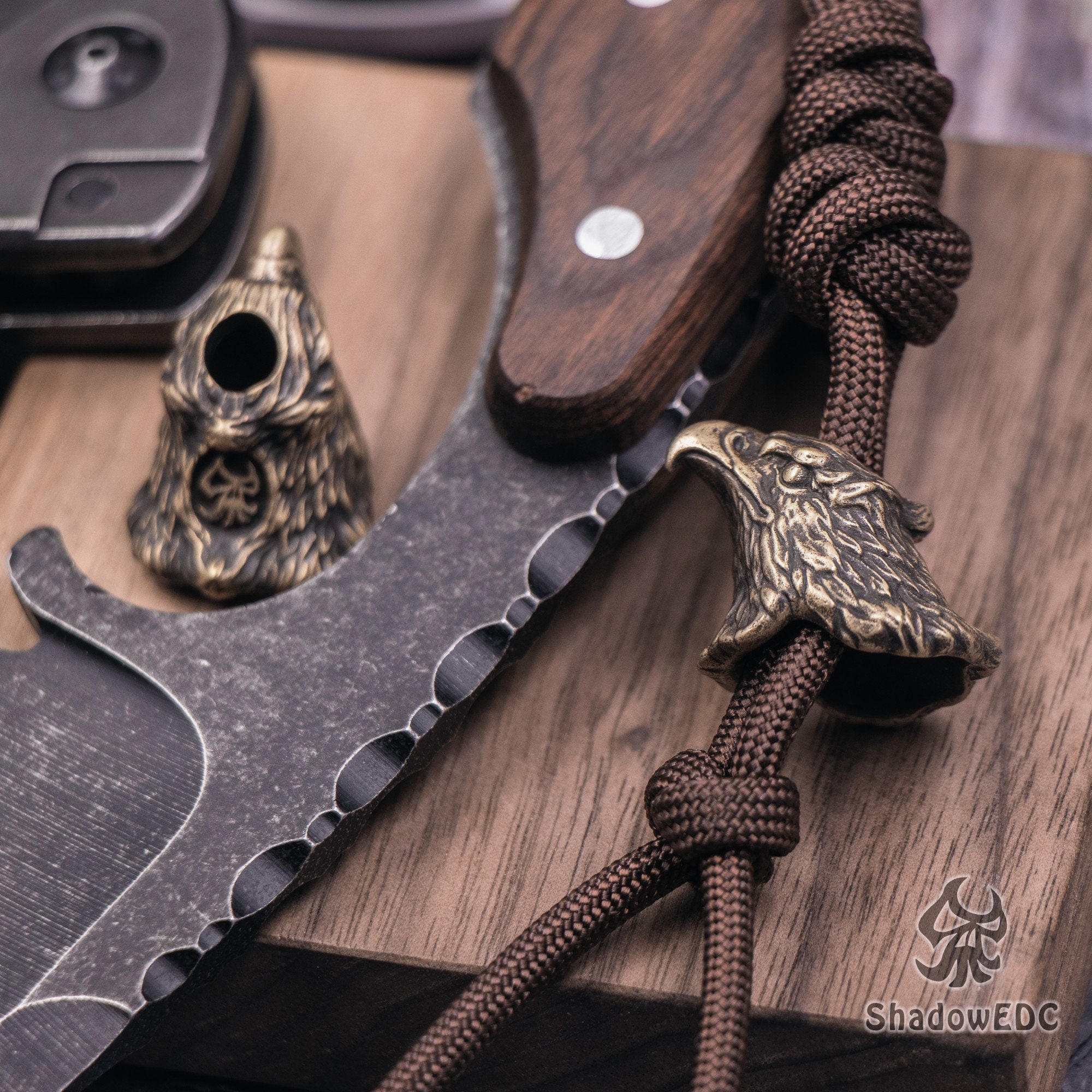 Paracord Bead Eagle for Knife, Bracelet, and EDC Gears
