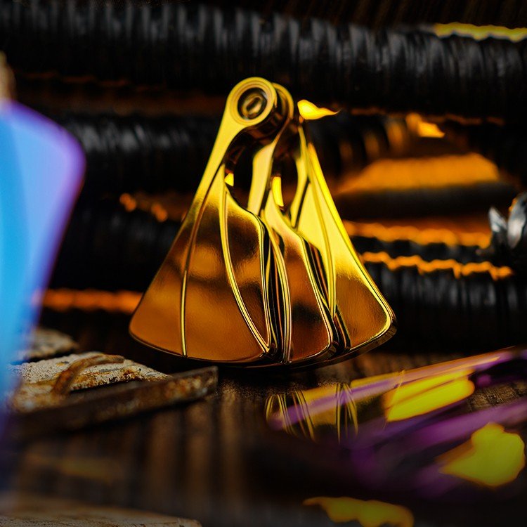 MUYI EDC Peacock Hand Fan Fidget Slider EDC Toy