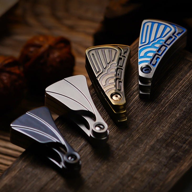 MUYI EDC Peacock Hand Fan Fidget Slider EDC Toy