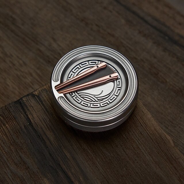 MUYI EDC HEQIBI Haptic Coin Chinese Style Milk Cap Fidget Toy Adult Anti Stress Metal EDC