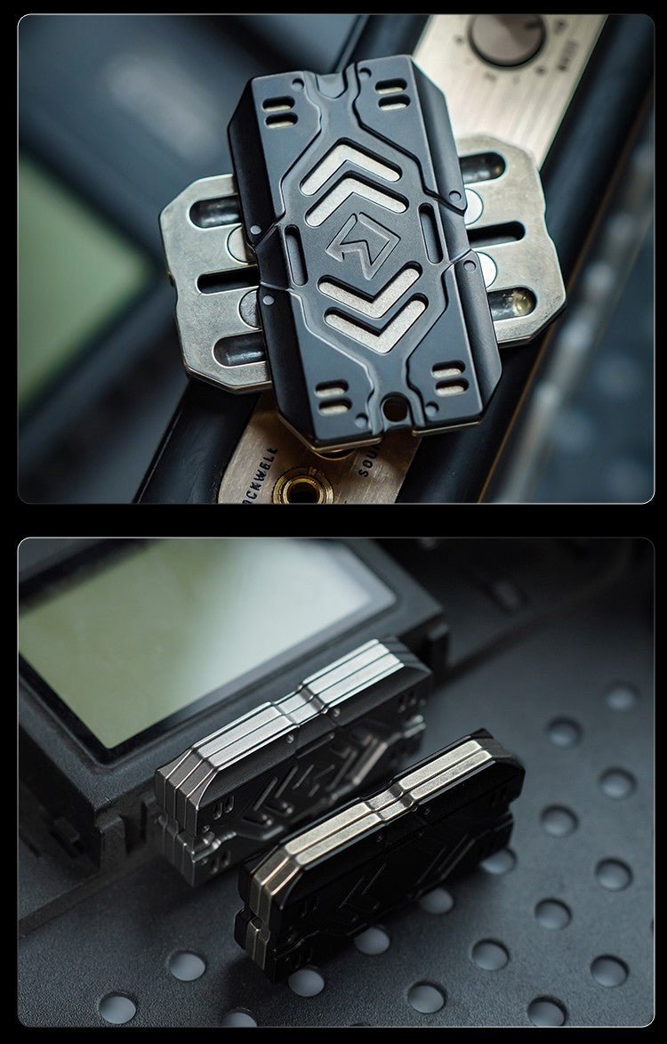 CHENYU Battle Warshield Fidget Slider EDC Metal Decompression Toy