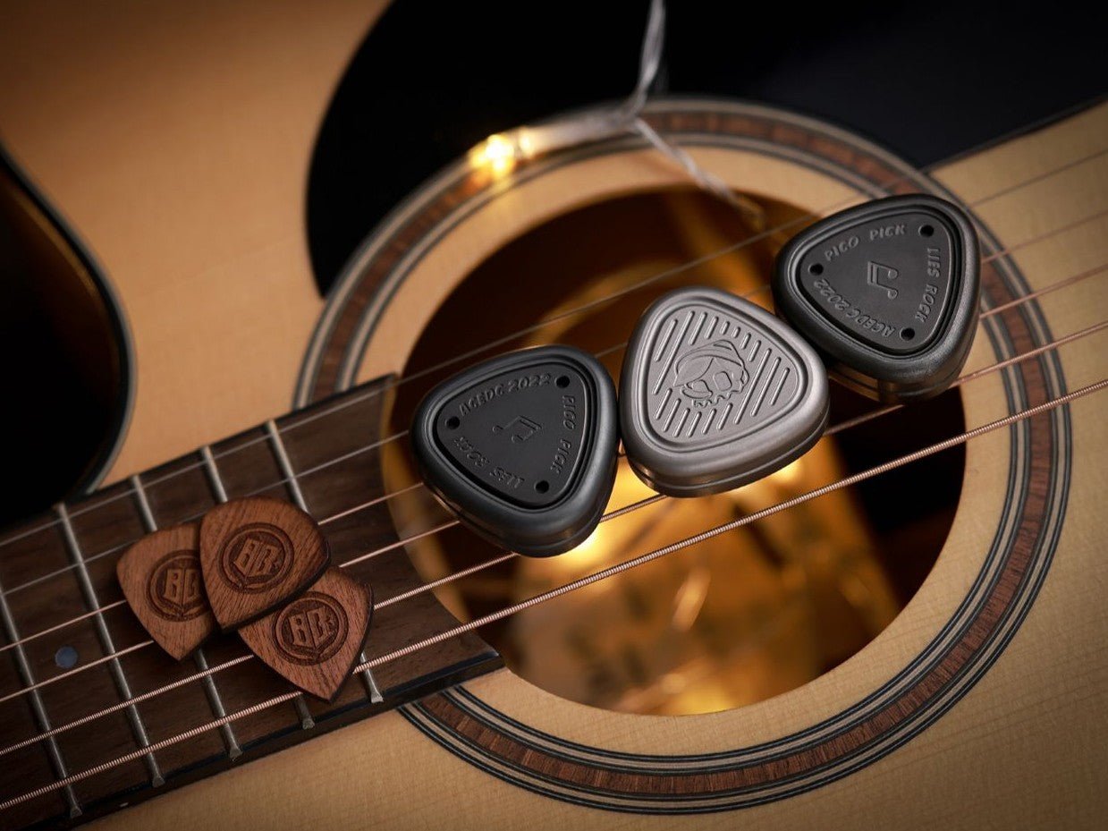 ACEdc Guitar Pico Pick Haptic Coin