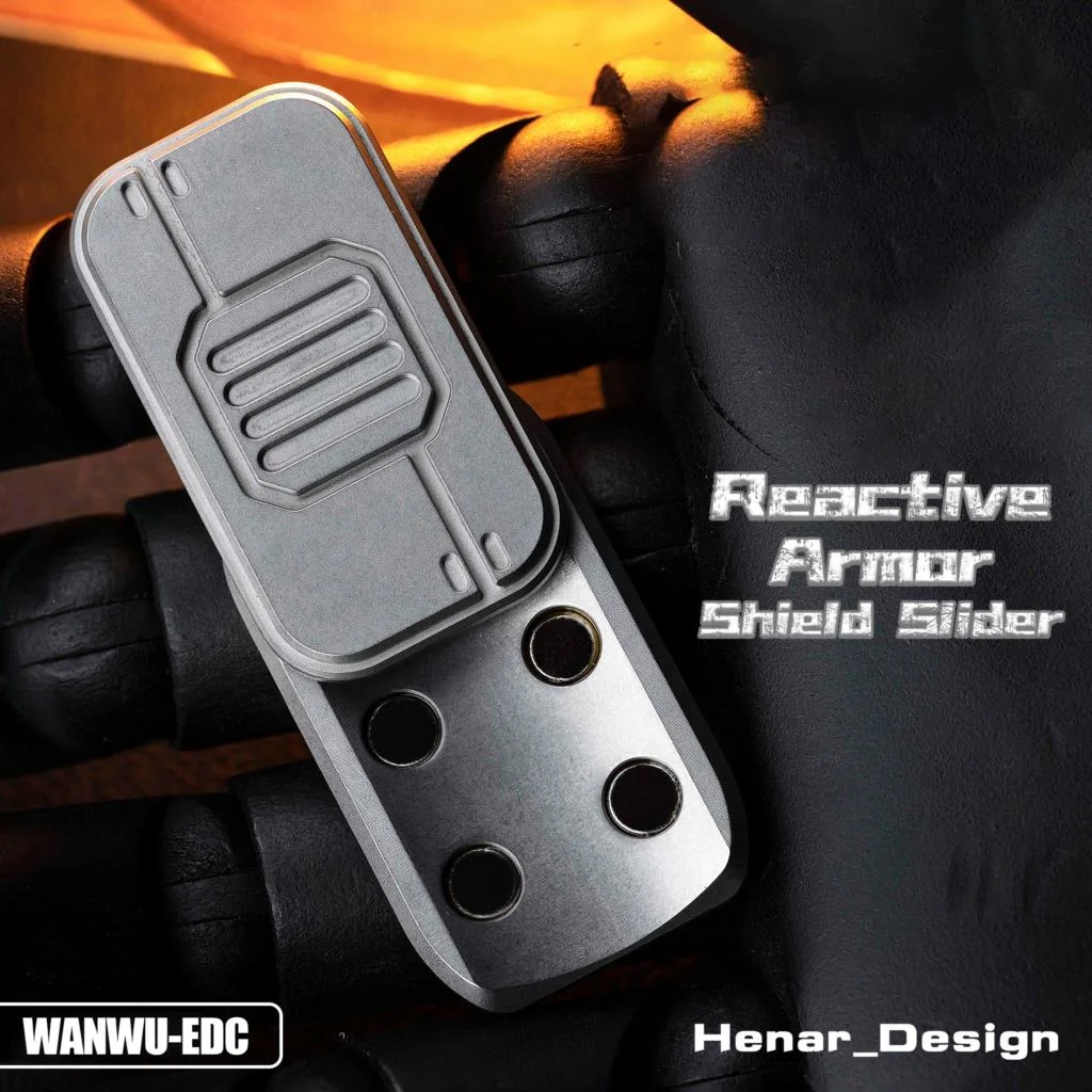 WANWU EDC Reactive Armor Shield Fidget Slider